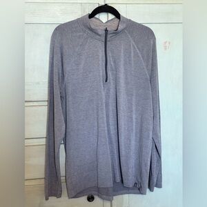 Free Fly Men’s Quarter Zip Long Sleeve Blue Size XL